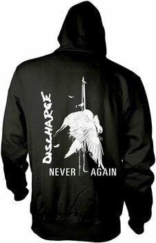 Hoodie Discharge Never Again Black 2XL Hoodie - 2
