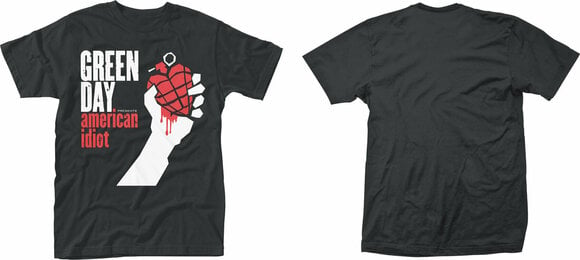 T-Shirt Green Day T-Shirt American Idiot Black L - 3