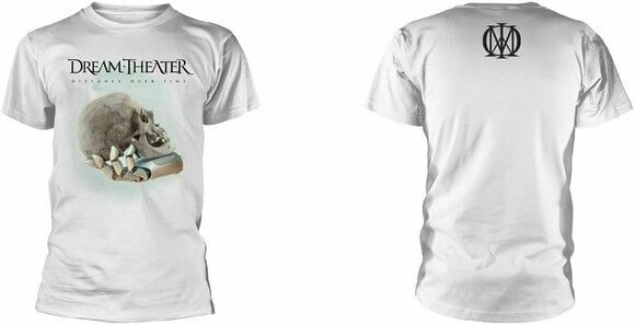 Camiseta de manga corta Dream Theater Camiseta de manga corta Distance Over Time Cover Hombre Blanco L - 3