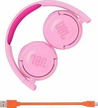 Безжични On-ear слушалки JBL JR300BT Розов - 4