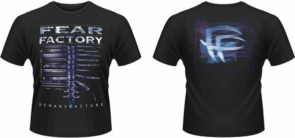 Skjorta Fear Factory Skjorta Demanufacture Herr Black S - 3