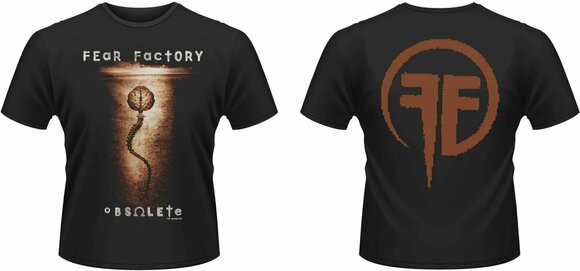 Shirt Fear Factory Shirt Obsolete Zwart S - 3