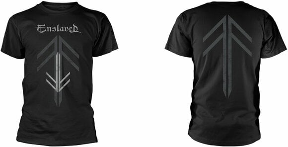 T-Shirt Enslaved T-Shirt Rune Cross Herren Black S - 3
