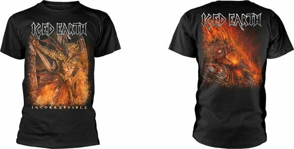 T-Shirt Iced Earth T-Shirt Incorruptible Male Black S - 3