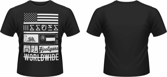 T-Shirt Issues T-Shirt Worldwide Schwarz XL - 3