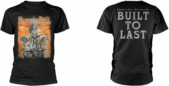 T-shirt Hammerfall T-shirt Built To Last Homme Black L - 3