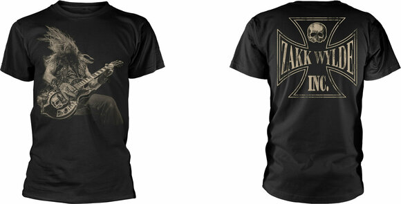 T-Shirt Zakk Wylde T-Shirt Z Icon Black S - 3