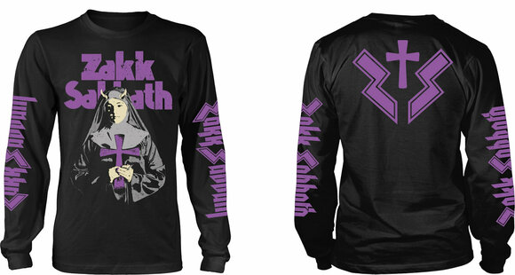 T-shirt Zakk Wylde T-shirt Zakk Sabbath Nun Masculino Black S - 3