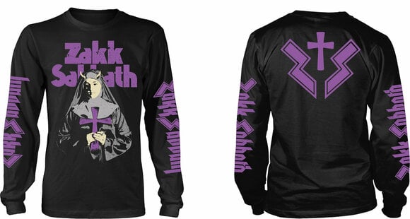 T-shirt Zakk Wylde T-shirt Zakk Sabbath Nun Homme Black M - 3