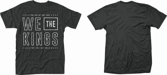 T-Shirt We The Kings T-Shirt You Are My Only Black M - 3