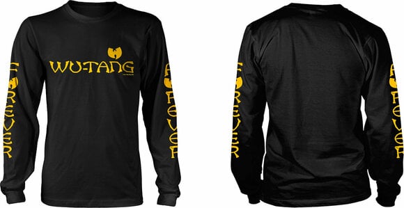 Maglietta Wu-Tang Clan Maglietta Logo Maschile Black S - 3