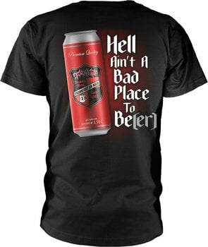 Shirt Tankard Shirt Hell Aint A Bad Place Heren Black L - 2