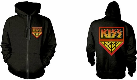 Hoodie Kiss Army Hooded Sweatshirt Zip XL - 3