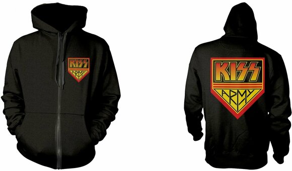 Felpa con cappuccio Kiss Army Hooded Sweatshirt Zip XXL - 3