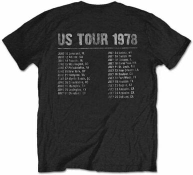 Tričko The Rolling Stones Tričko US Tour 1978 Unisex Black L - 2