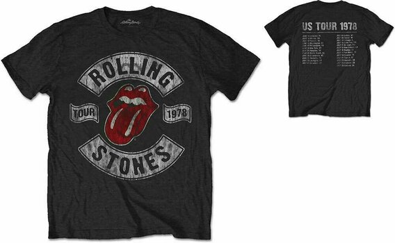 Shirt The Rolling Stones Shirt US Tour 1979 Unisex Black S - 3
