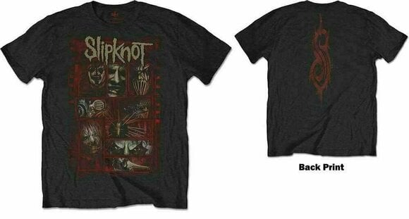 T-Shirt Slipknot T-Shirt Sketch Boxes Black L - 3