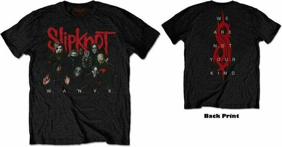 T-shirt Slipknot T-shirt WANYK Logo Preto S - 3