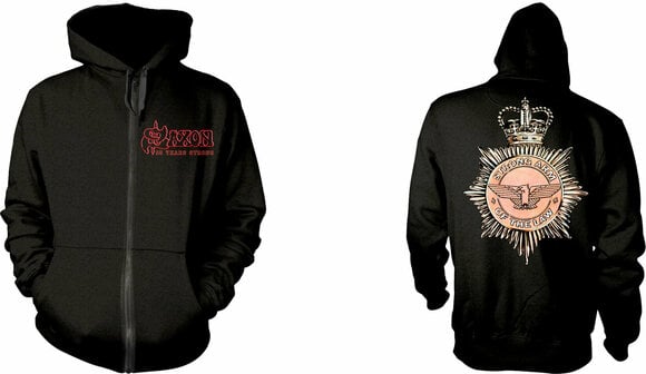 Hoodie Saxon Hoodie Strong Arm Of The Law Black XL - 3