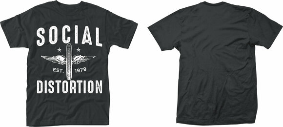 Tricou Social Distortion Tricou Winged Wheel Black S - 3