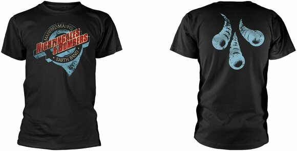 Shirt Manfred Mann's Earth Band Shirt Nightingales & Bombers Heren Black S - 3