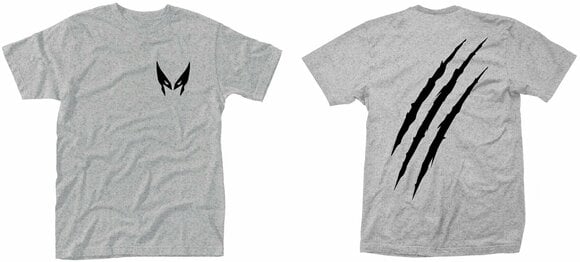 T-Shirt Marvel T-Shirt X-Men Wolverine Slash Grey XL - 3