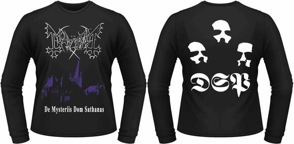 T-Shirt Mayhem T-Shirt De Mysteriis Dom Sathanas Herren Black L - 3