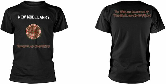 T-Shirt New Model Army T-Shirt Thunder And Consolation Herren Black M - 3
