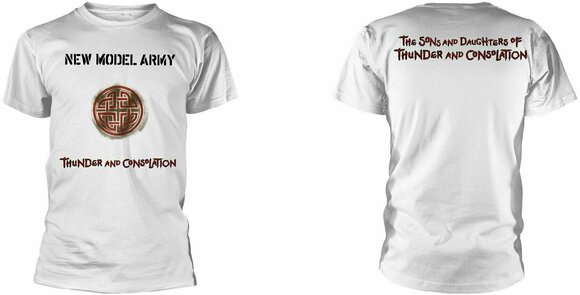 T-shirt New Model Army Thunder And Consolation White M T-shirt - 3