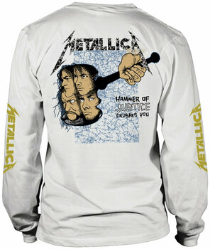 Maglietta Metallica Maglietta And Justice For All Bianca XL - 2