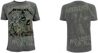 T-Shirt Metallica T-Shirt And Justice For All Neon All Over Grey M - 2