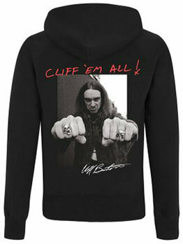 Bluza Metallica Bluza Cliff Burton Fists Black 2XL - 2