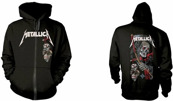 Luvtröja Metallica Luvtröja Death Reaper Black L - 3