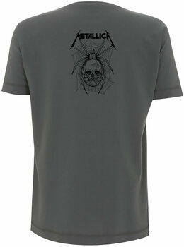 Camiseta de manga corta Metallica Camiseta de manga corta Spider All Over Hombre Grey M - 2