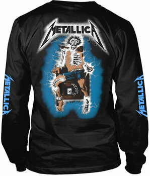 Camiseta de manga corta Metallica Camiseta de manga corta Ride The Lightning Negro L - 2