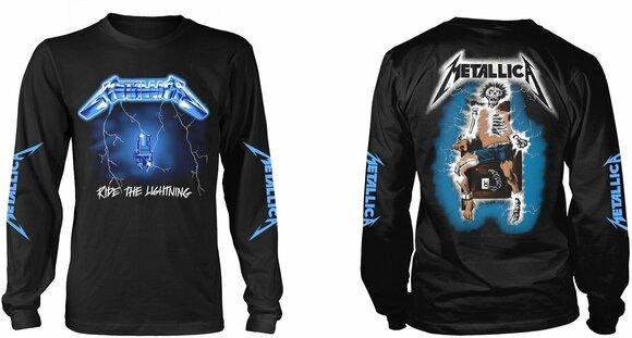 T-Shirt Metallica T-Shirt Ride The Lightning Black L - 3