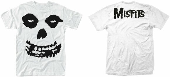Camiseta de manga corta Misfits Camiseta de manga corta All Over Skull Blanco L - 3