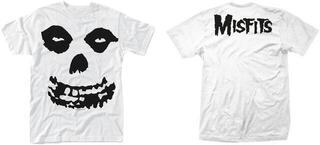 Риза Misfits All Over Skull Тениска с къс ръкав/White/Къси - 2