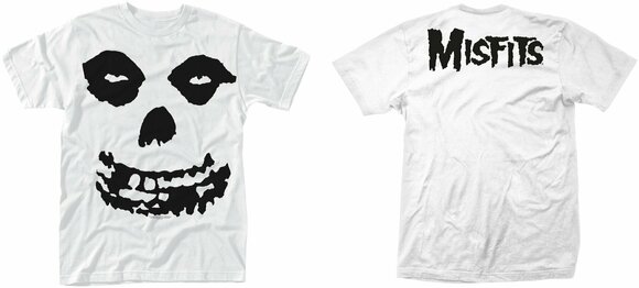 T-Shirt Misfits T-Shirt All Over Skull White 2XL - 3
