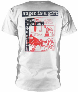 T-Shirt Rage Against The Machine T-Shirt Anger Gift White S - 2