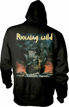 Дреха с качулка Running Wild Дреха с качулка Under Jolly Roger Album Black XL - 2