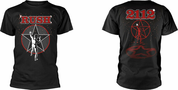 T-Shirt Rush T-Shirt 2112 Black S - 3