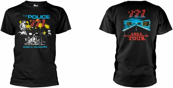 T-Shirt The Police T-Shirt Ghost In The Machine Male Black 2XL - 3