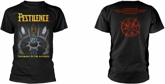 T-shirt Pestilence T-shirt Testimony Of The Ancients Black 2XL - 3
