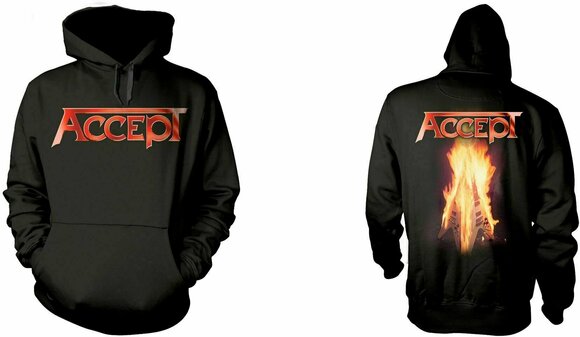 Hoodie Accept Flying V Black M Hoodie - 3