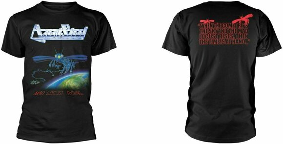 T-shirt Agent Steel Agent Steel Mad Locust Rising Black L T-shirt - 3