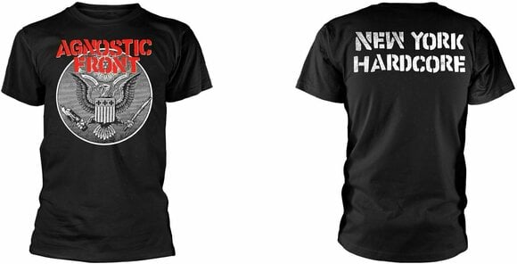 T-Shirt Agnostic Front T-Shirt Against All Eagle Herren Black M - 3