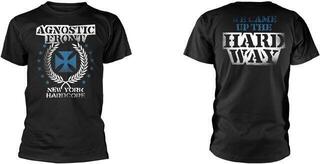 T-shirt Agnostic Front Blue Iron Cross Black XL T-shirt - 2