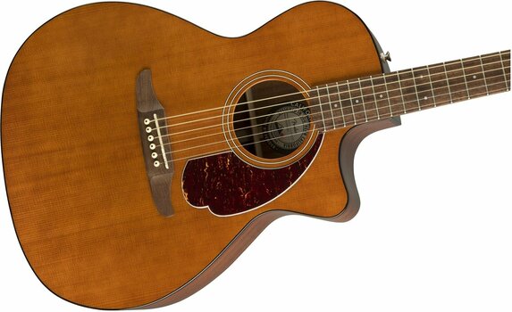 Guitarra eletroacústica Fender FSR Newporter Player WN Mocha - 5