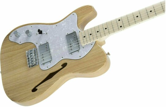 Electric guitar Fender MIJ Traditional '70s Telecaster Thinline MN Natural LH - 4